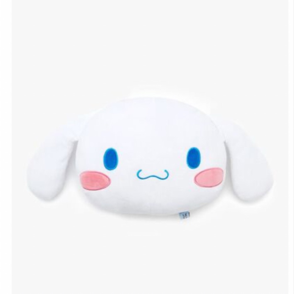 Cinnamoroll Hello Kitty Sanrio White Plush Pillow Pink and Blue Accents NWT - Picture 2 of 8